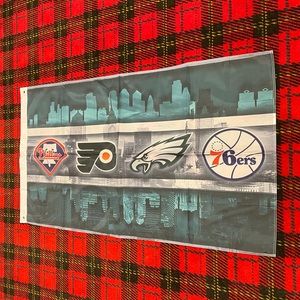 Brand new Philadelphia Area Teams banner flag